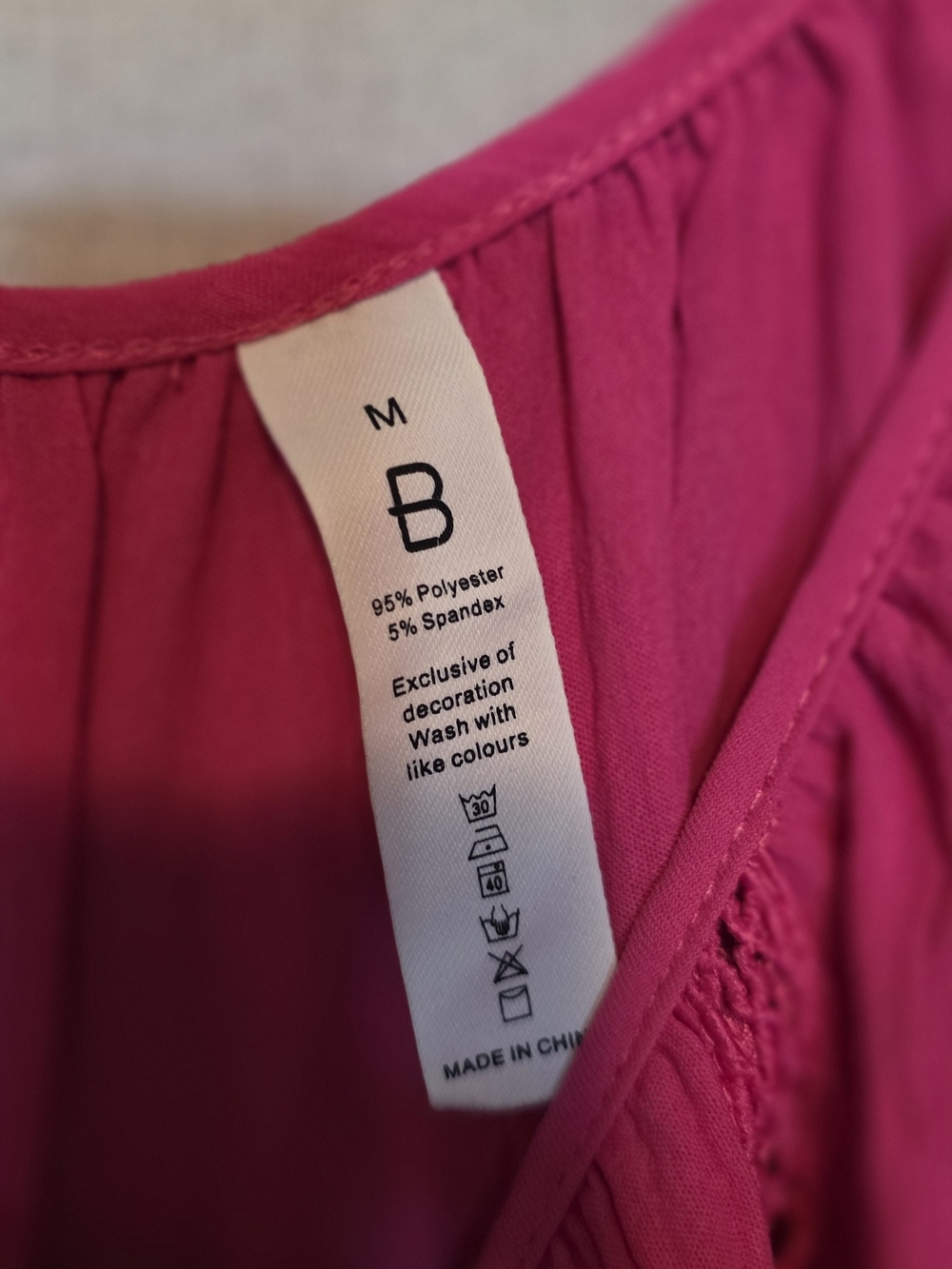 Hot Pink Crochet-Trim Swim Coverup Dress - Picture 4 of 4